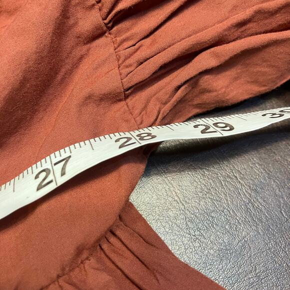 Gracemade Miriam Organic Cotton Dress Womens Small/Medium Relaxed Red‎ Clay - Picture 15 of 15